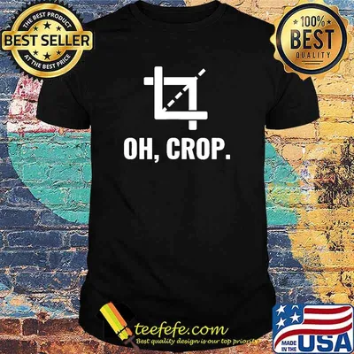 Oh crop photograph shirt