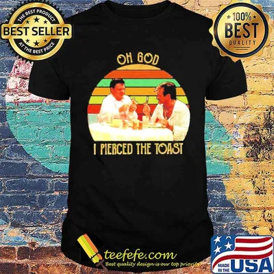 Oh god I pierced the toast Birdcage vintage shirt