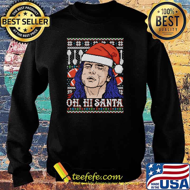Oh hi santa xmas Tommy Mark football s Sweater Oh hi santa xmas Tommy Mark football s Sweater