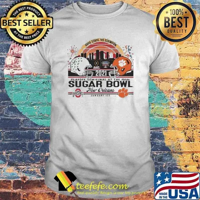 Ohio State 2020 Football Duel Helmet Playoff Bound New Orleans Shirt