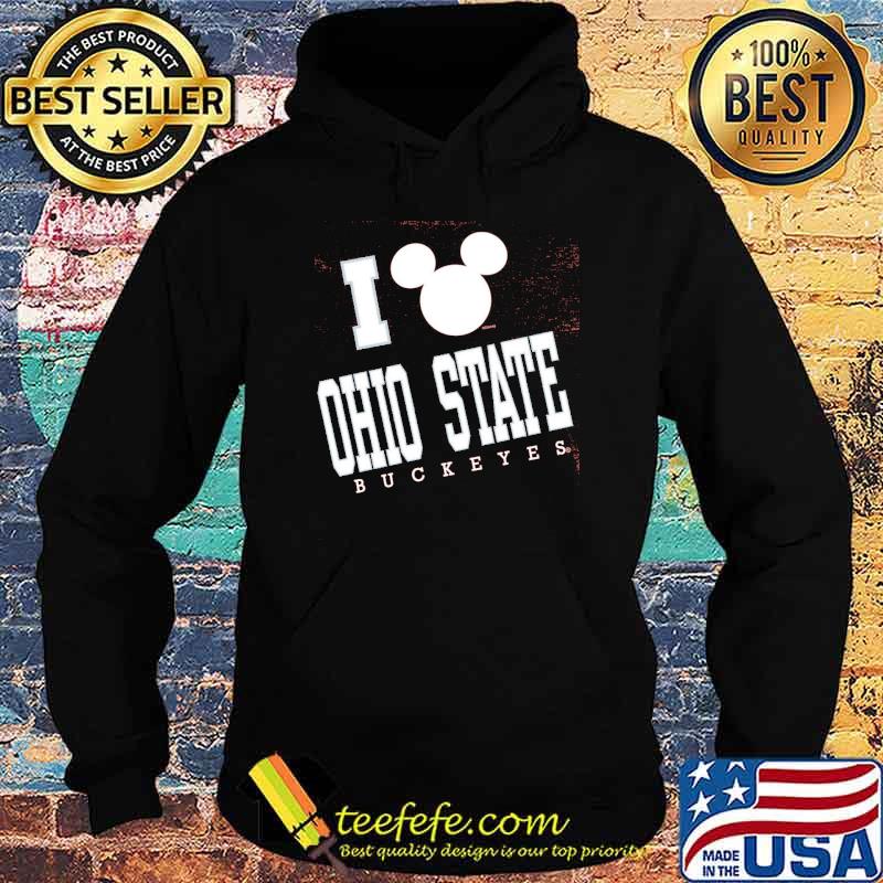 Ohio State Buckeyes Men's Mickey Mouse Shirt Hoodie Ohio State Buckeyes Men's Mickey Mouse Shirt Hoodie