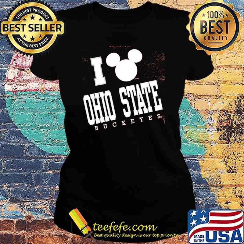 Ohio State Buckeyes Men's Mickey Mouse Shirt Ladies tee Ohio State Buckeyes Men's Mickey Mouse Shirt Ladies tee