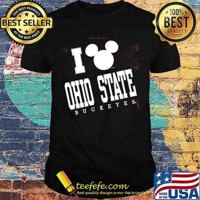 Ohio State Buckeyes Men's Mickey Mouse Shirt