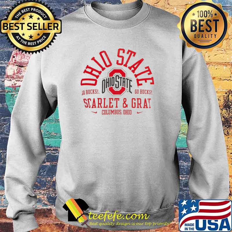 Ohio State Buckeyes Nike Slub Local Scarlet And Gray Shirt Sweater Ohio State Buckeyes Nike Slub Local Scarlet And Gray Shirt Sweater