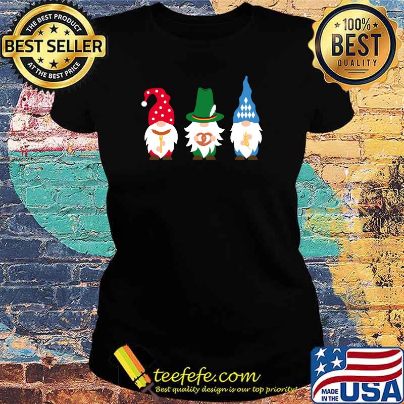 Oktoberfest Gnomes German Bavarian Costume T-Shirt Ladies tee Oktoberfest Gnomes German Bavarian Costume T-Shirt Ladies tee
