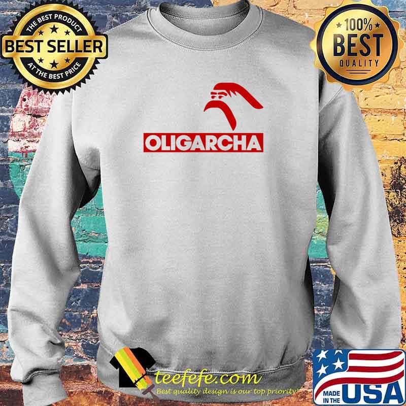 Oligarcha Biała Koszulka Męska Shirt Sweater Oligarcha Biała Koszulka Męska Shirt Sweater