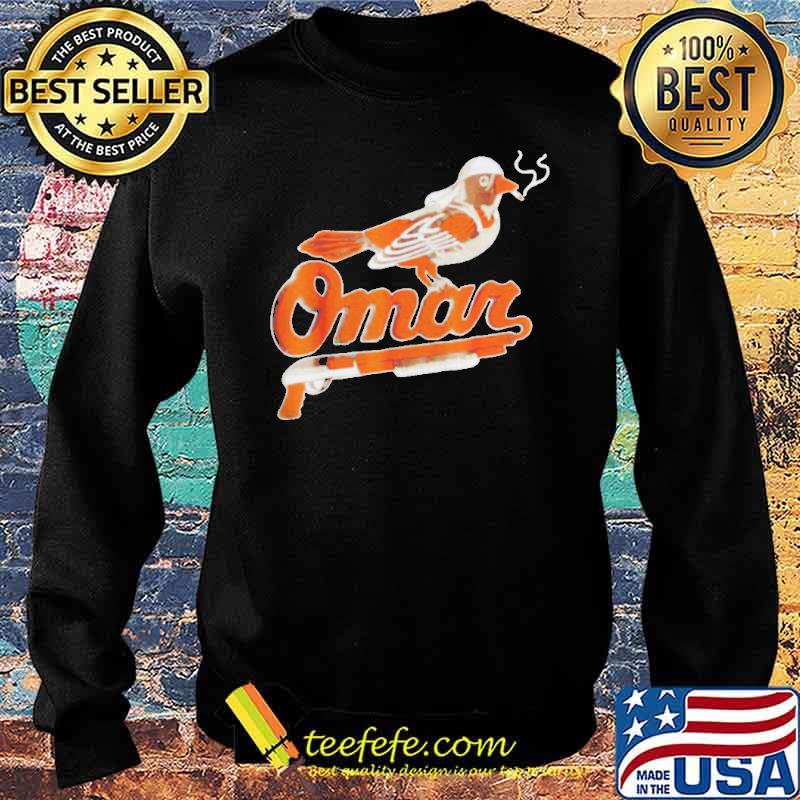 Omar Orioles bird smoking s Sweater Omar Orioles bird smoking s Sweater