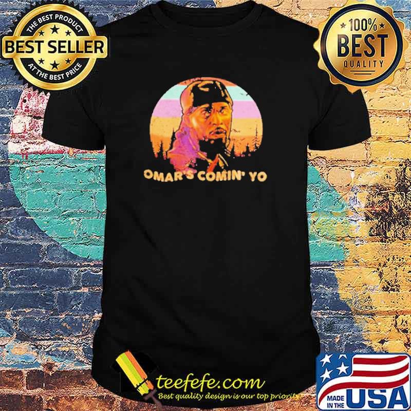 Omar’s Comin’ Yo michael K. Williams vintage shirt