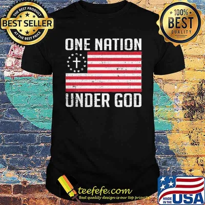 One Nation Under God Flag Shirt
