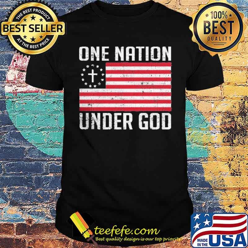 One Nation Under God Flag Shirt