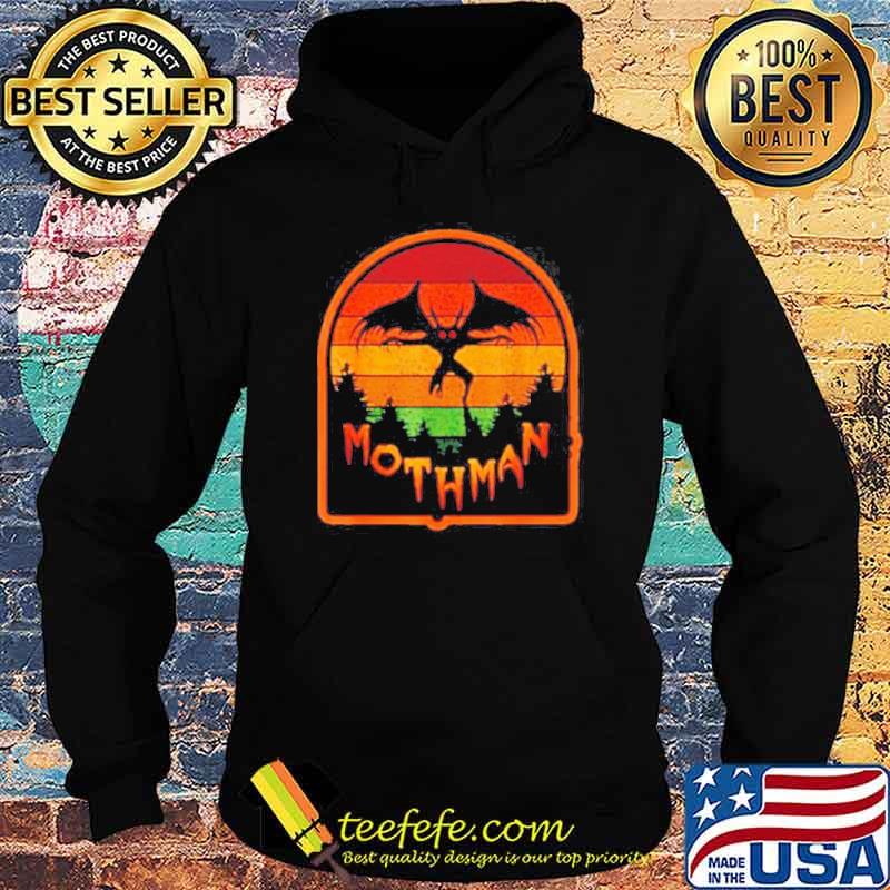Orange Mothman Folklore Cryptid Vintage s Hoodie Orange Mothman Folklore Cryptid Vintage s Hoodie