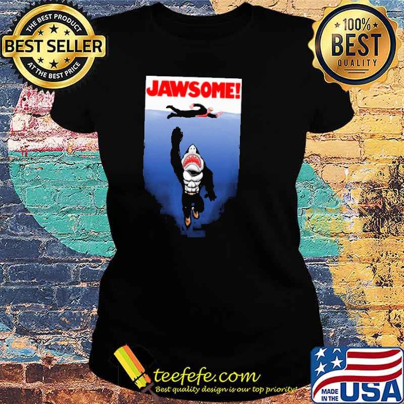 Original jawsome Shark Fictional Character Shirt Ladies tee Original jawsome Shark Fictional Character Shirt Ladies tee