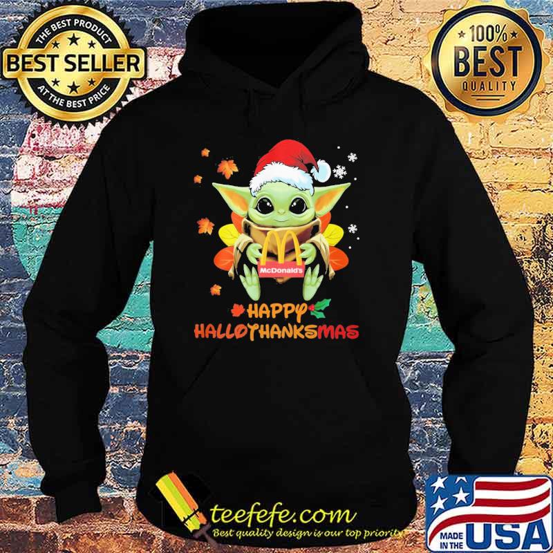 Original mcDonald's Happy Halloween Thanks Christmas Yoda Shirt Hoodie Original mcDonald's Happy Halloween Thanks Christmas Yoda Shirt Hoodie