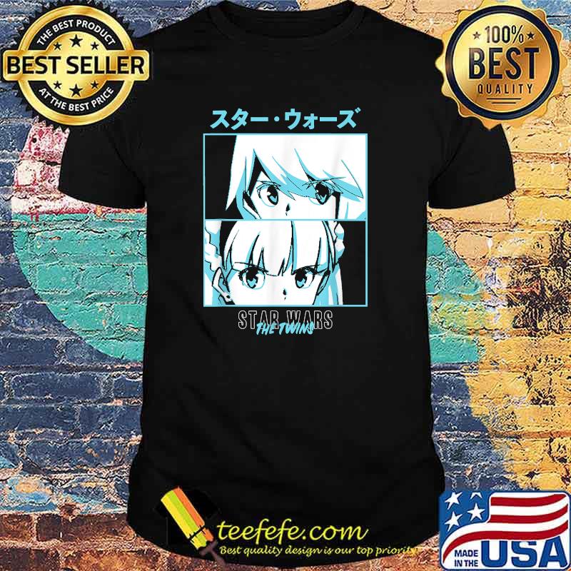 Original star Wars Visions Twins Stacked Panels T-Shirt