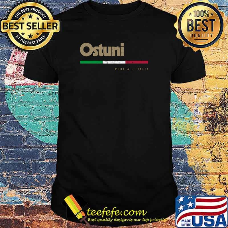 Ostuni Puglia Italy Flag City Retro T-shirt