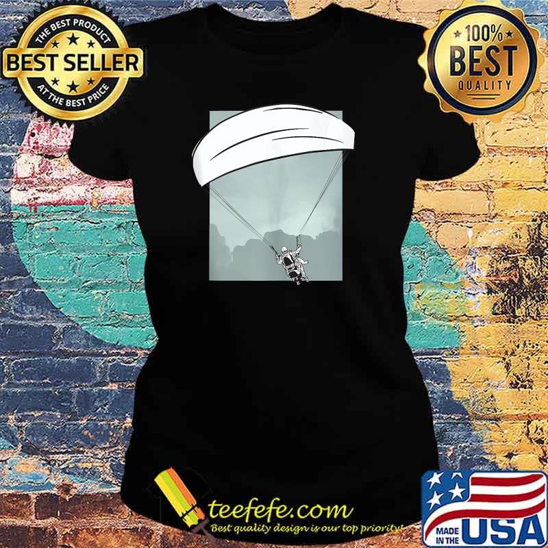 Paraglider Illustration T-Shirt Ladies tee Paraglider Illustration T-Shirt Ladies tee