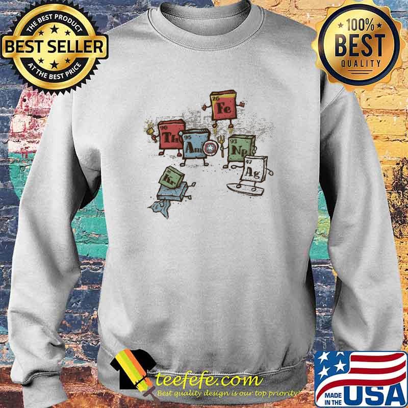 Periodically Heroic Captain American Iron Man Thor Shirt Sweater Periodically Heroic Captain American Iron Man Thor Shirt Sweater