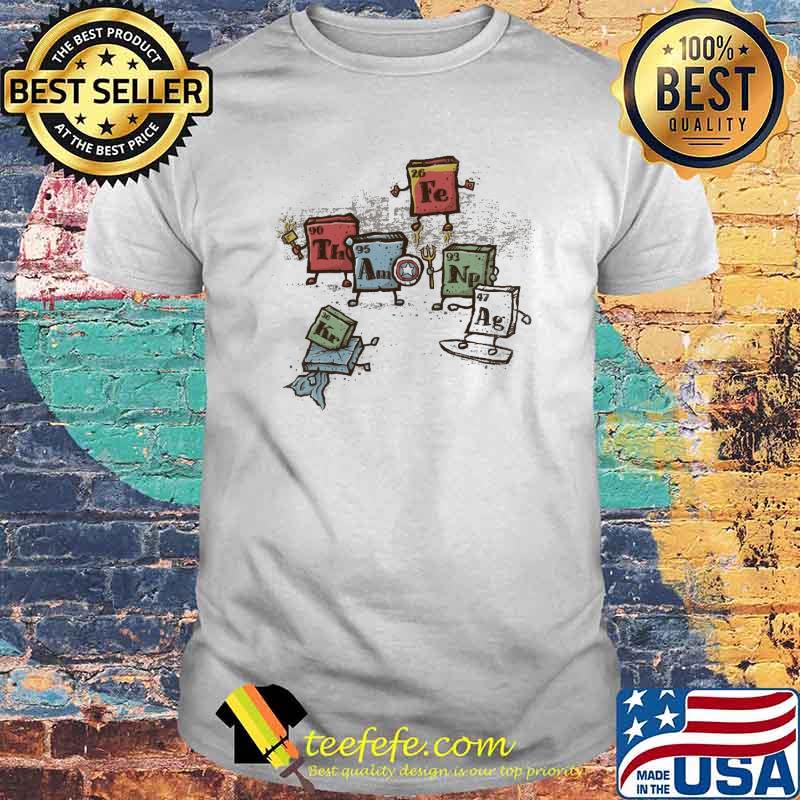 Periodically Heroic Captain American Iron Man Thor Shirt
