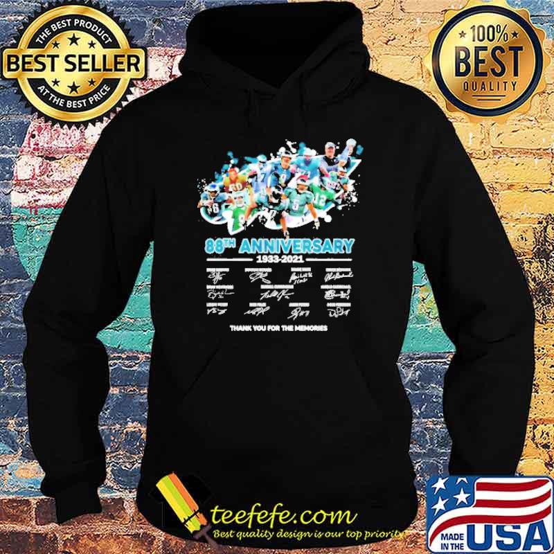 Philadelphia Eagles 88th anniversary 1933 2021 thank you for the memories s Hoodie Philadelphia Eagles 88th anniversary 1933 2021 thank you for the memories s Hoodie