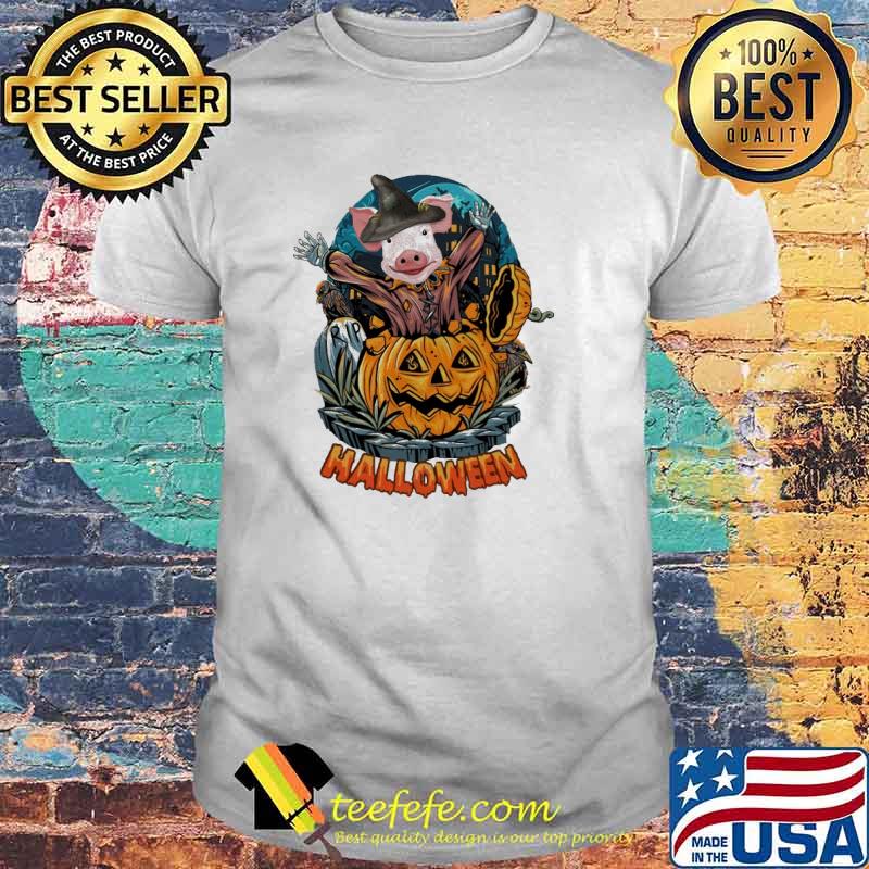 Pig Surprise Pumpkin Halloween shirt