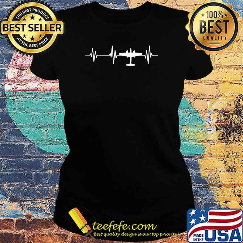 Pilot Flying Pilot Plane Heartbeat Flying T-Shirt Ladies tee Pilot Flying Pilot Plane Heartbeat Flying T-Shirt Ladies tee