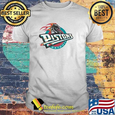 Pistons Detroits Horse Logo T-Shirt