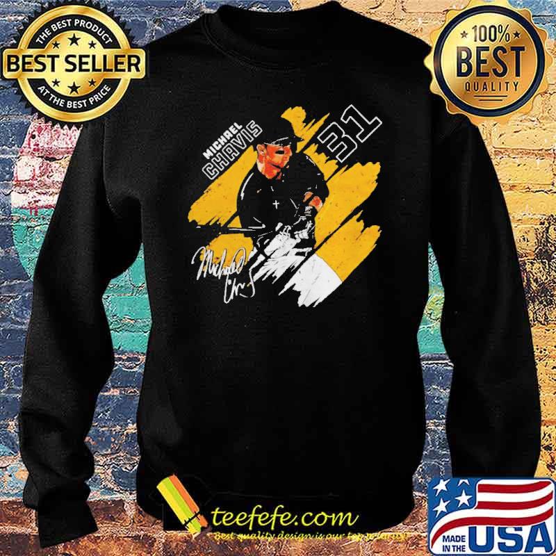 Pittsburgh Pirates Michael Chavis hit the ball signature s Sweater Pittsburgh Pirates Michael Chavis hit the ball signature s Sweater