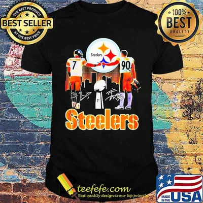 Pittsburgh Steelers Ben Roethlisberger and T. J. Watt signatures Shirt