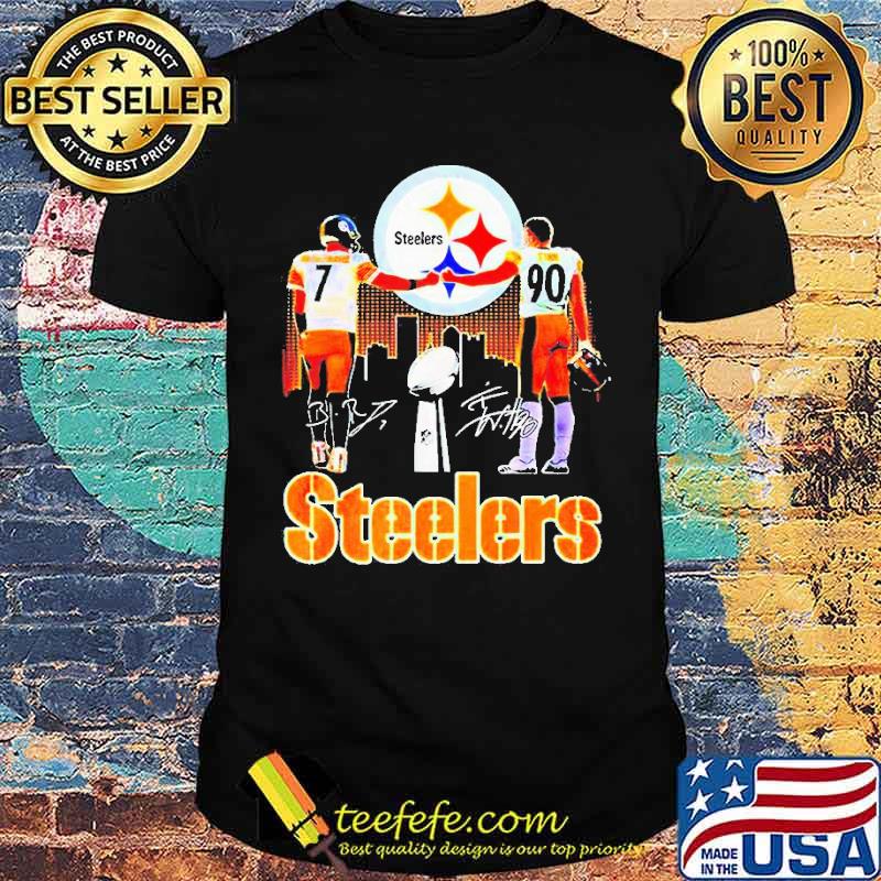 Pittsburgh Steelers Ben Roethlisberger and T. J. Watt signatures Shirt