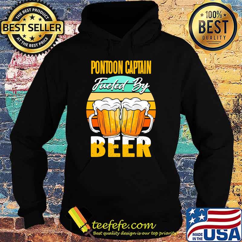 Pontoon captain fueled by beer vintage sunset s Hoodie Pontoon captain fueled by beer vintage sunset s Hoodie
