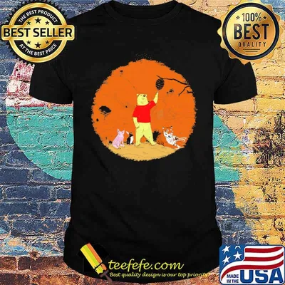 Pooh bear and tiger and piglet and rabbit shirt