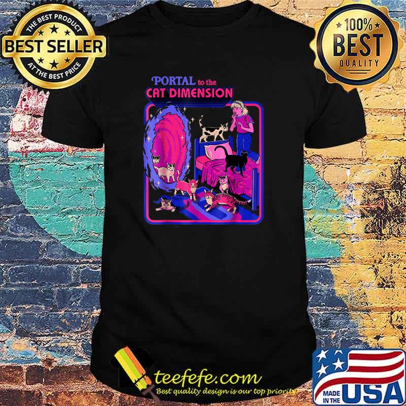 Portal To The Cat Dimension Cat Halloween T-Shirt