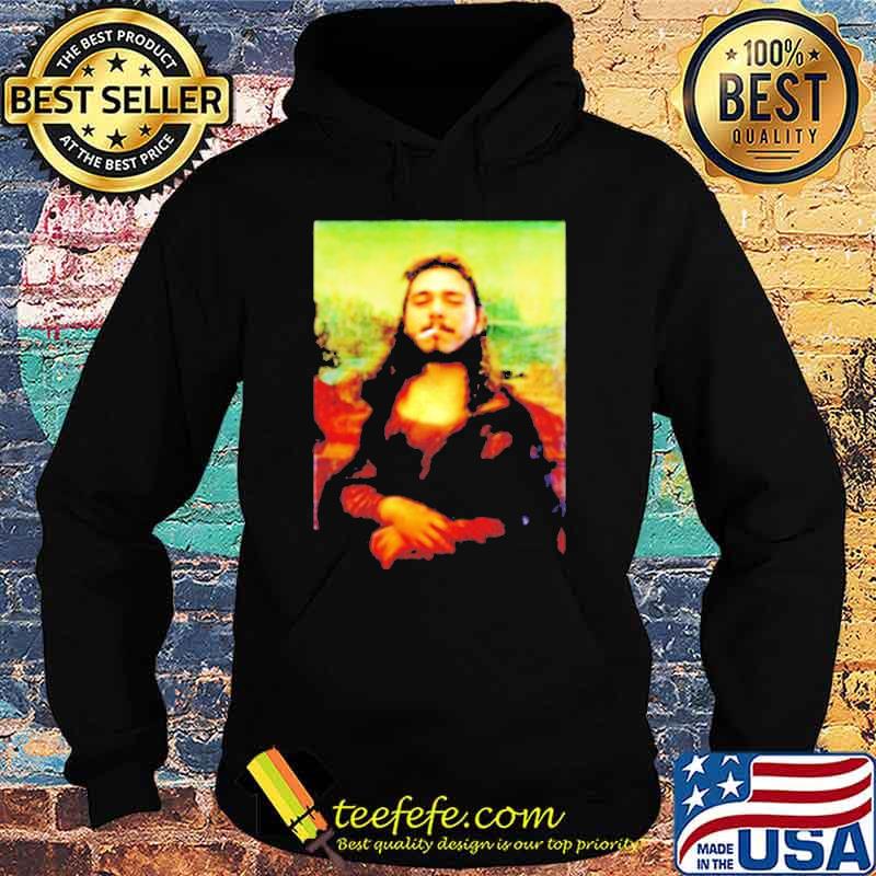Post Malone Mona Lisa smoking s Hoodie Post Malone Mona Lisa smoking s Hoodie