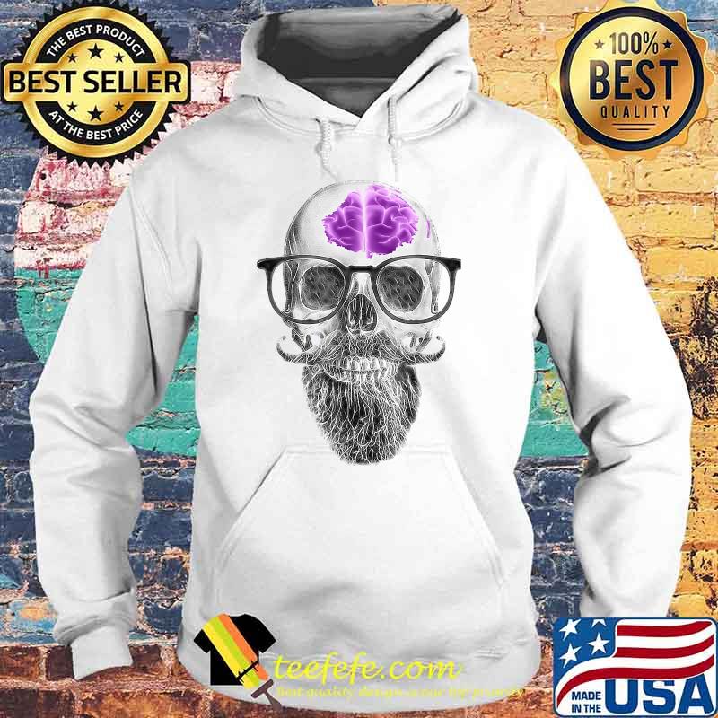 Premium deep Thinker Skeleton Skull With Glasses Halloween T-Shirt Hoodie Premium deep Thinker Skeleton Skull With Glasses Halloween T-Shirt Hoodie