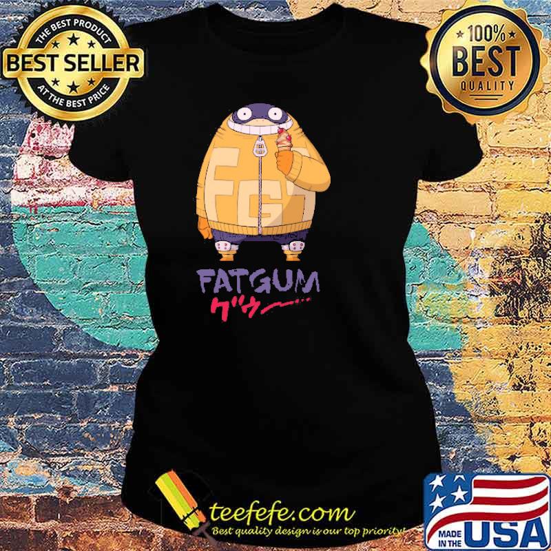 Premium fatgum My Hero Academia Fatgum Poster Shirt Ladies tee Premium fatgum My Hero Academia Fatgum Poster Shirt Ladies tee