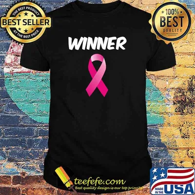 Premium winner Survivor Breast Cancer Awareness Pink Ribbon T-Shirt