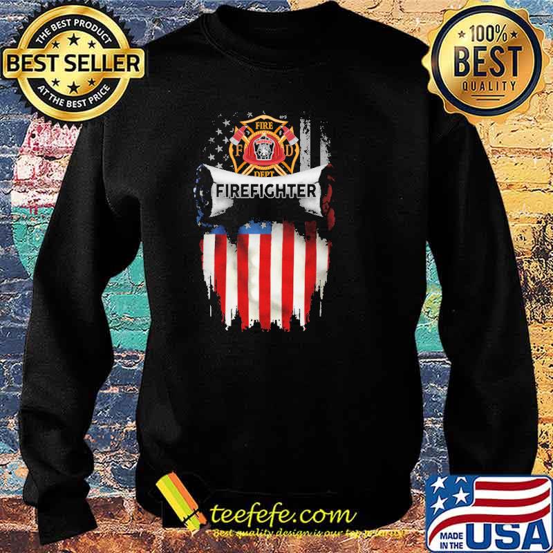 Proud american firefighter usa flag s Sweater Proud american firefighter usa flag s Sweater