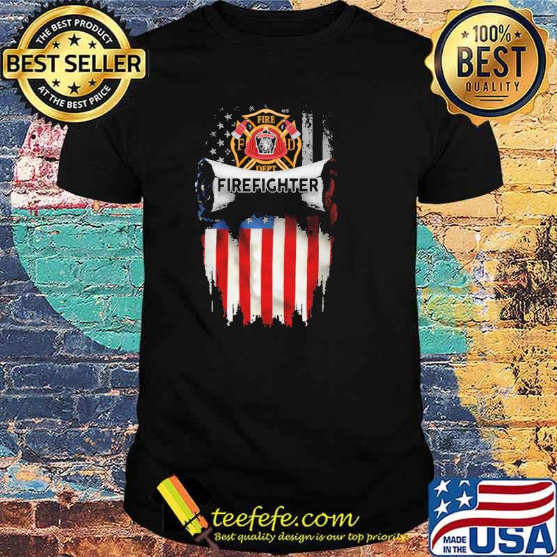 Proud american firefighter usa flag shirt Proud american firefighter usa flag shirt