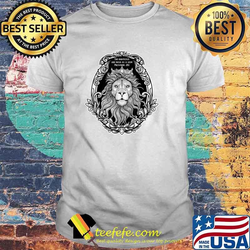 Proverbs 281 Bible Christian Graphic T-Shirt