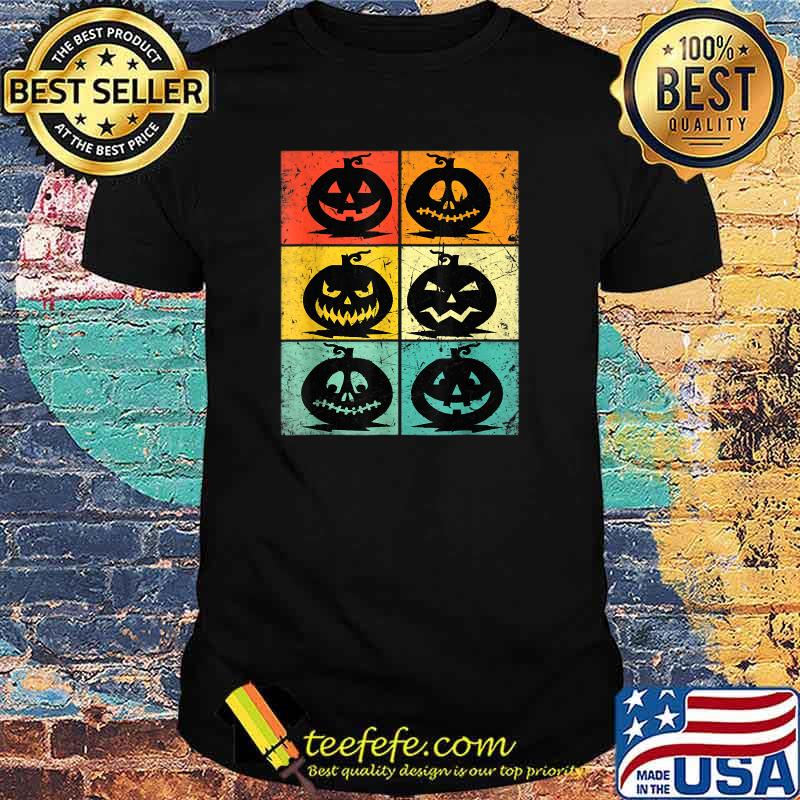 Pumpkin Jack O Lantern Vintage Halloween T-Shirt