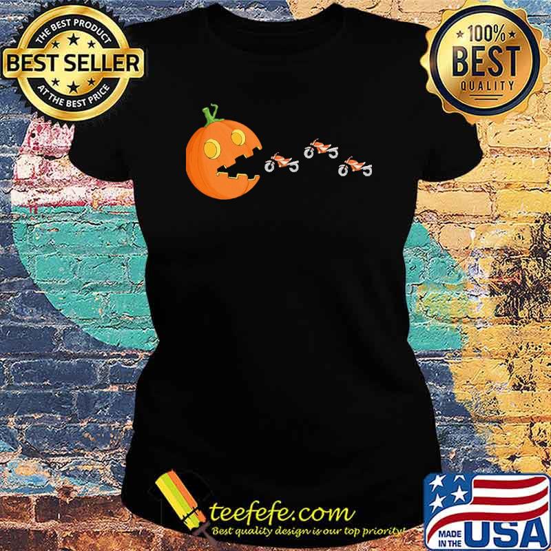 Pumpkin Motorcycle Halloween Shirt Ladies tee Pumpkin Motorcycle Halloween Shirt Ladies tee