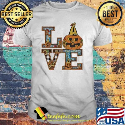Pumpkin Sunflower Love Happy Halloween shirt