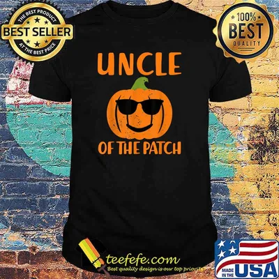 Pumpkin Uncle of the Patch Halloween Family Matching T-Shirt