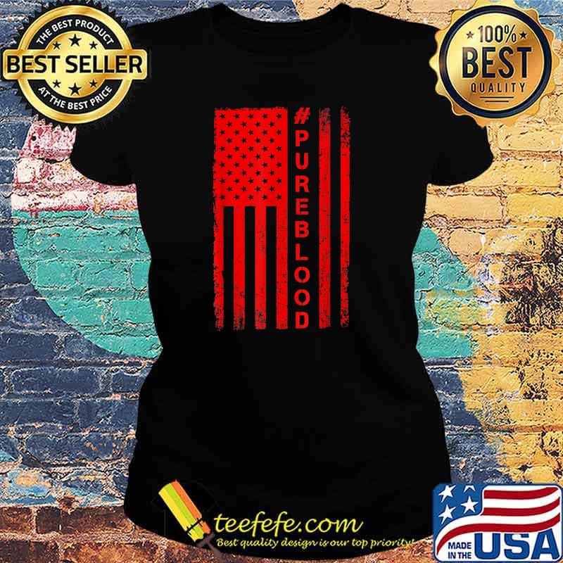 PUREBLOOD American Flag T-Shirt Ladies tee PUREBLOOD American Flag T-Shirt Ladies tee