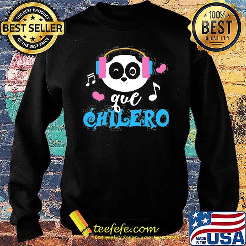 Que Chilero Panda Bear Music Shirt Sweater Que Chilero Panda Bear Music Shirt Sweater