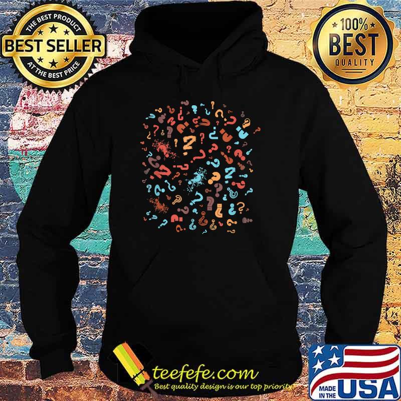 Question Marks Philosophy Questioning Grammar T-Shirt Hoodie Question Marks Philosophy Questioning Grammar T-Shirt Hoodie