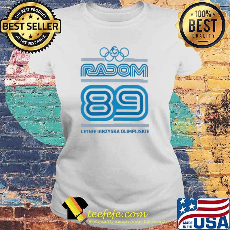 Radom Letnie Igrzyska Olimpijkie Biała Koszulka Męska Shirt Laides tee Radom Letnie Igrzyska Olimpijkie Biała Koszulka Męska Shirt Laides tee