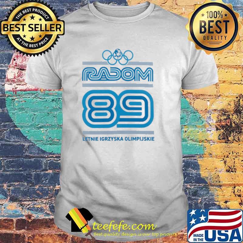 Radom Letnie Igrzyska Olimpijkie Biała Koszulka Męska Shirt