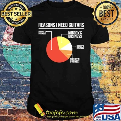 Reasons i need guitars shirt