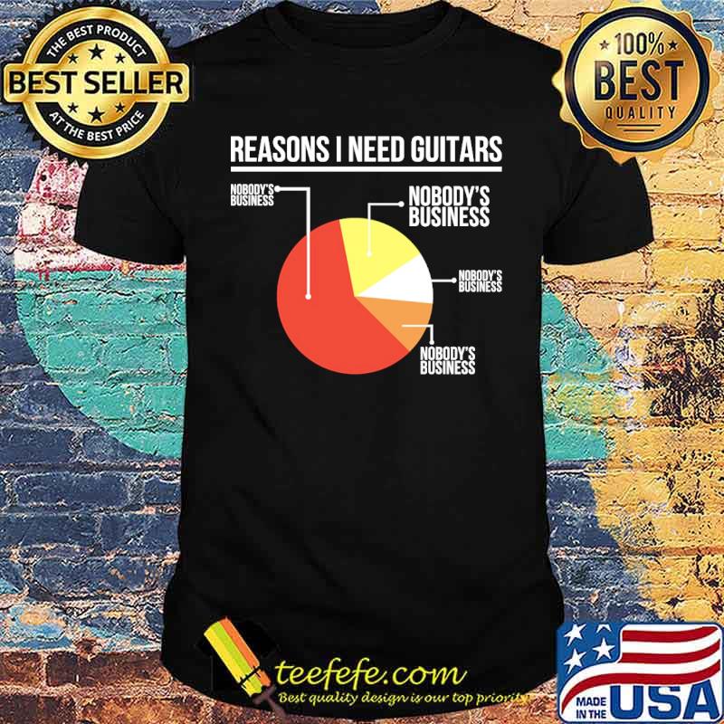 Reasons i need guitars shirt